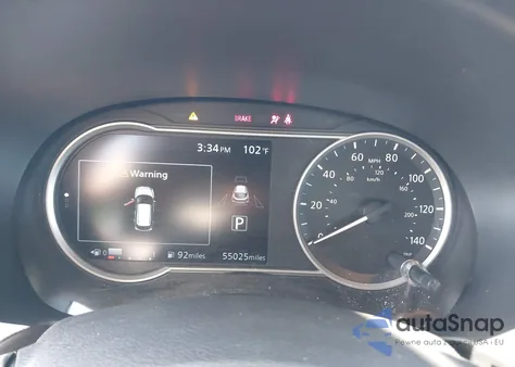 2020 Nissan Kicks Sv Xtronic Cvt z USA, uszkodzony, nr VIN 3N1CP5CV1LL534695